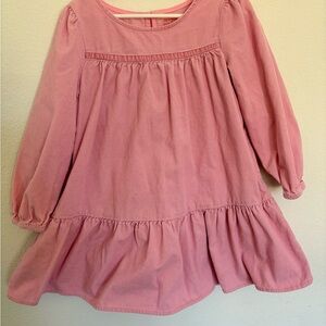 Cat & Jack Pink Ruffle Long-Sleeve Dress